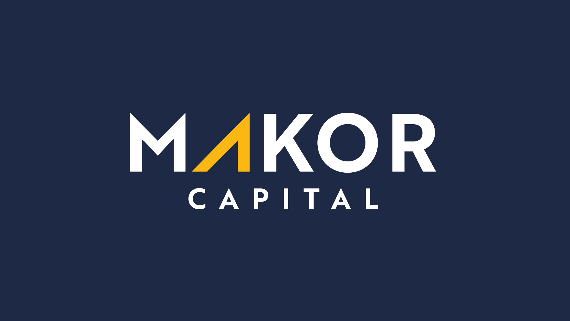 makor capital logo on blue