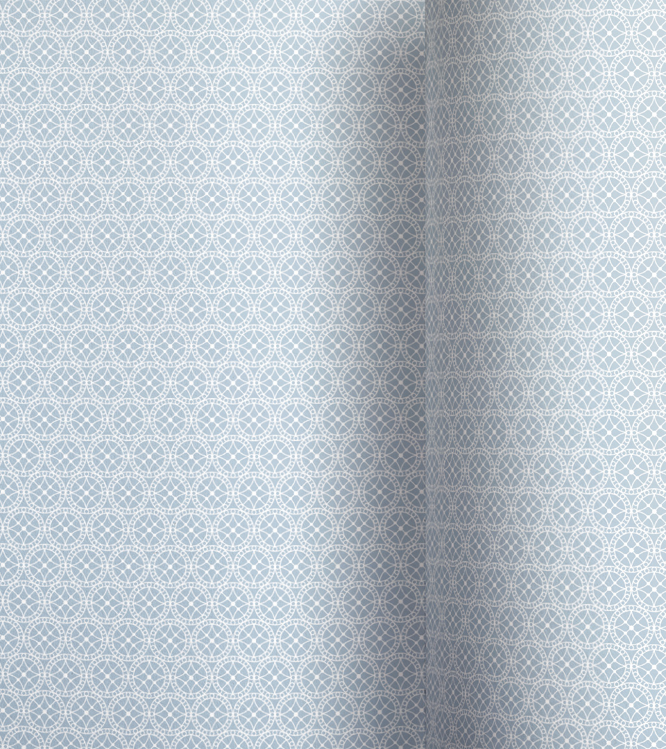 25 beacon print blue pattern inside brochure