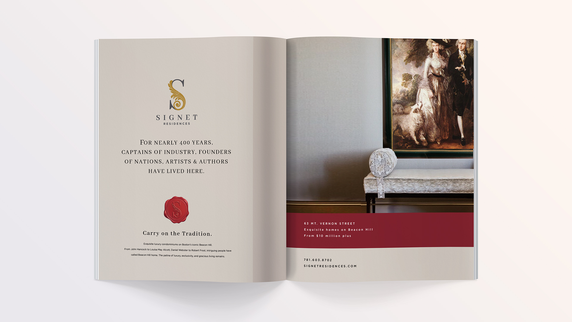 Signet-print ad campaign by adams design boston graphic design studio