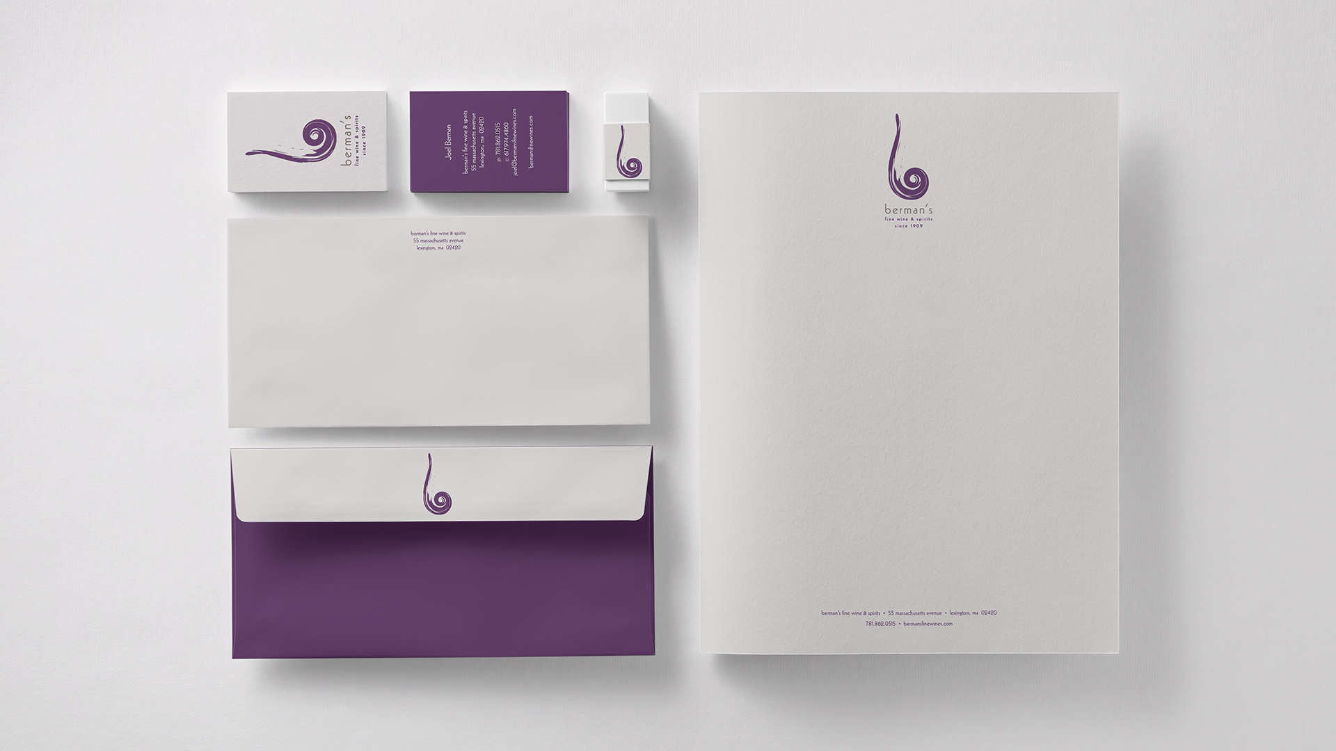 bermans fine wine and spirits wine store stationery