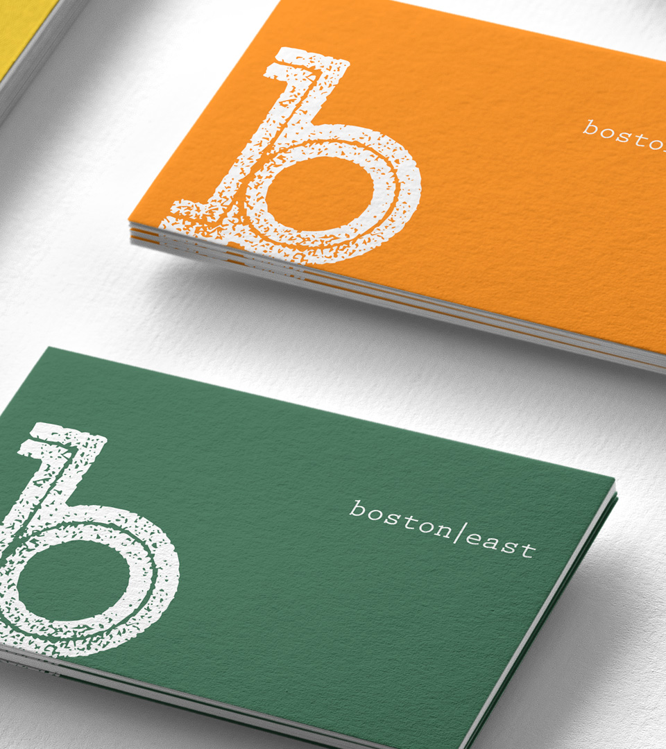 Boston East business cards