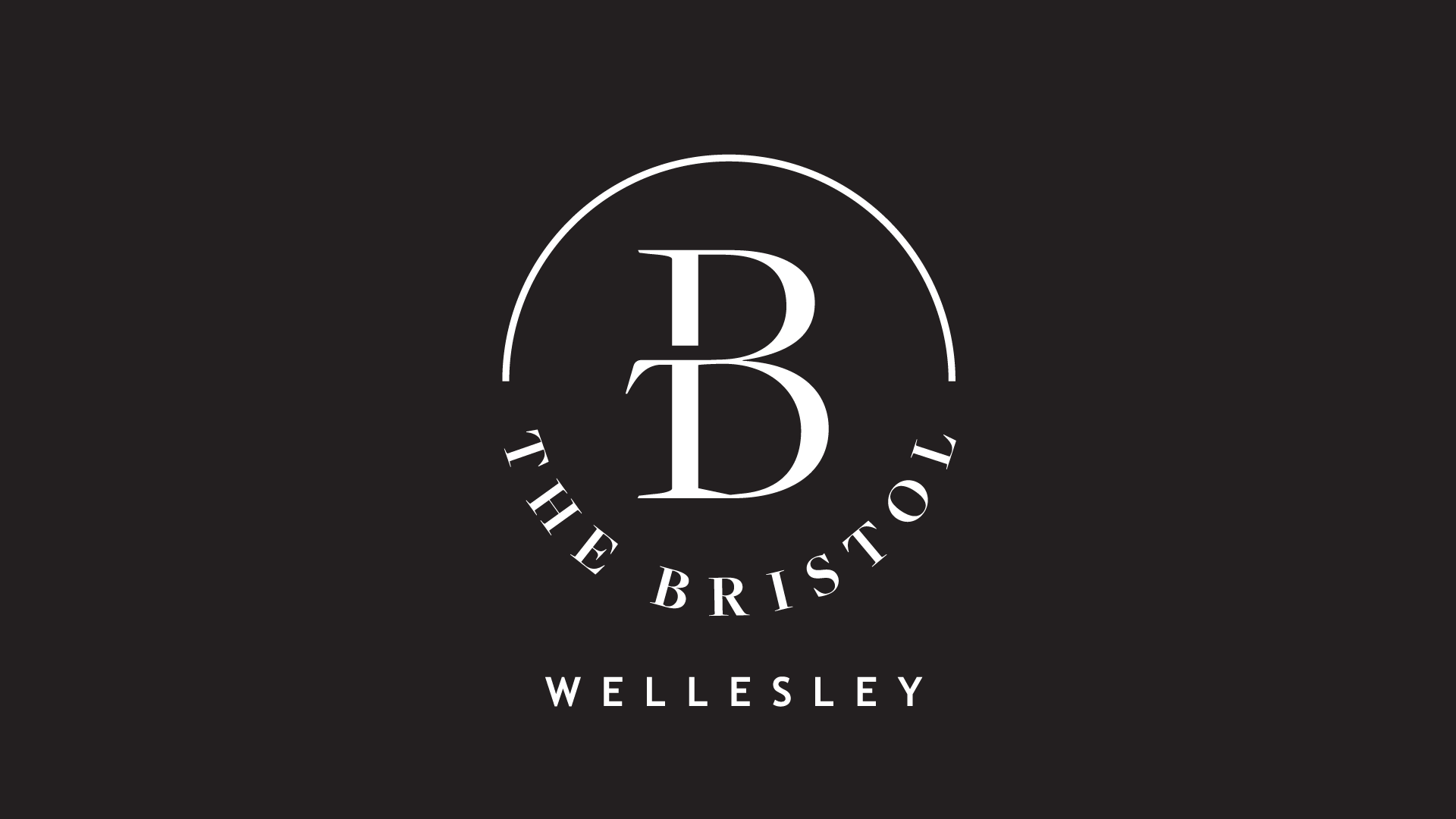 the bristol wellesley logo on black