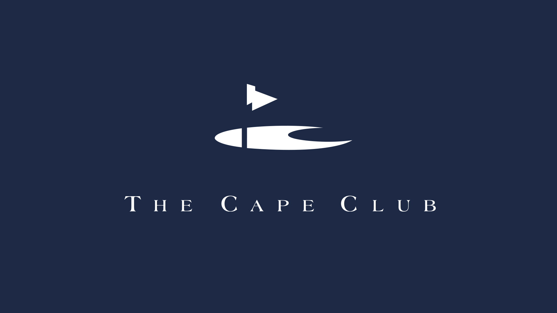 the cape club logo on dark blue