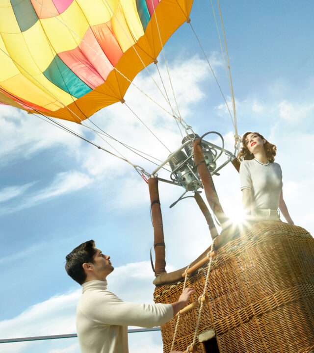 echelon-seaport couple-hot-air-balloon by graphic design studio boston