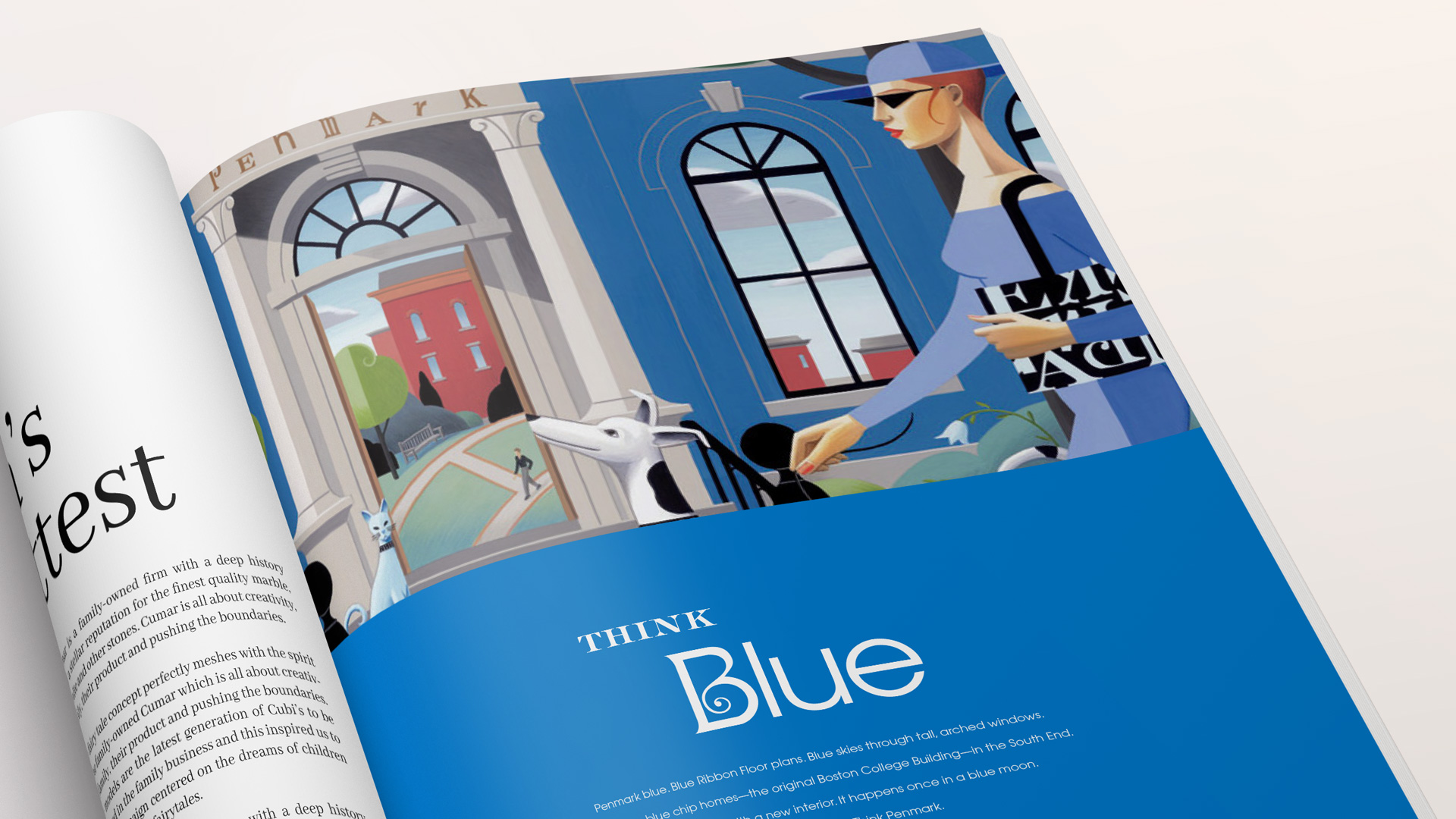 Penmark Think Blue magazine advertisement