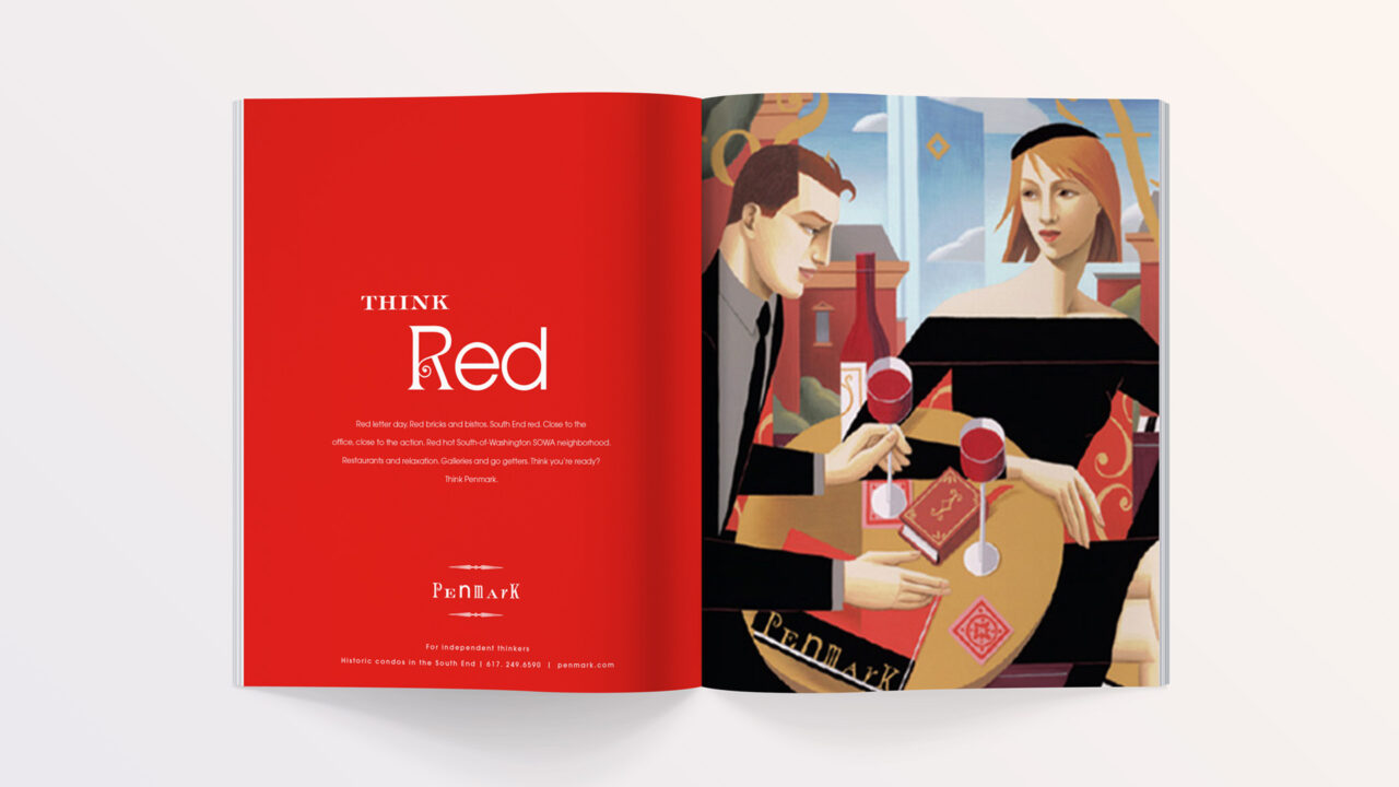 Penmark Think Red magazine advertisement