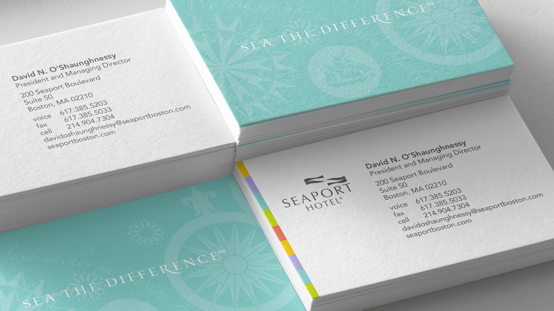 Seaport Hotel business cards