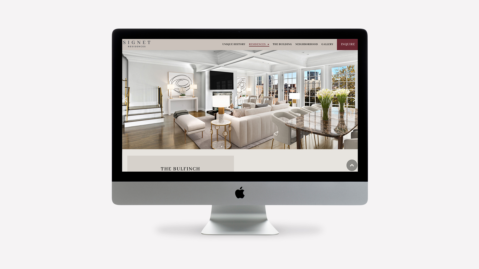 signet residences imac web by best website design agency