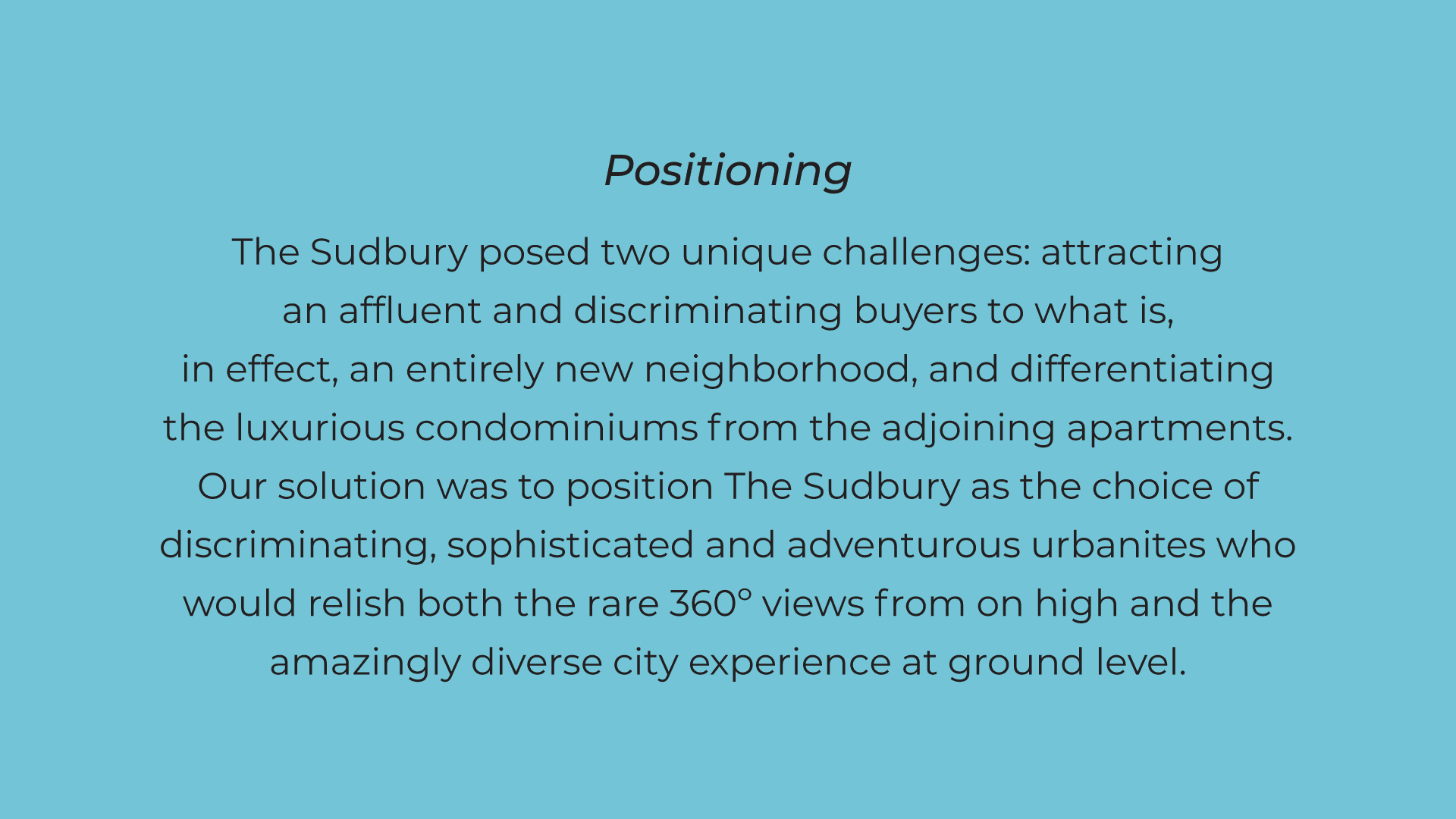 Sudbury positioning