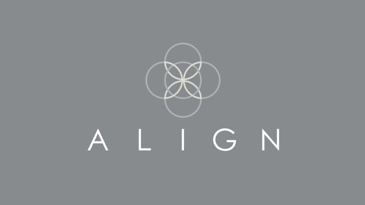 align logo on gray