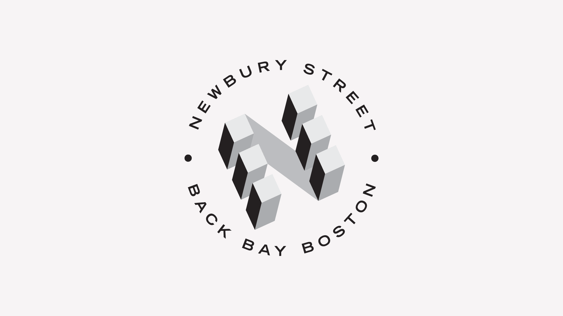 Newbury Street grayscale logo