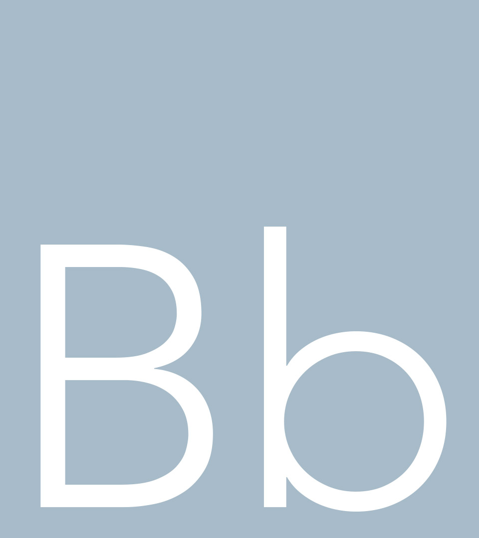 25 beacon fonts on blue vertical