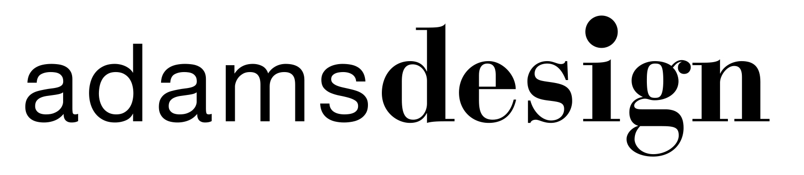 AdamsDesign logo black