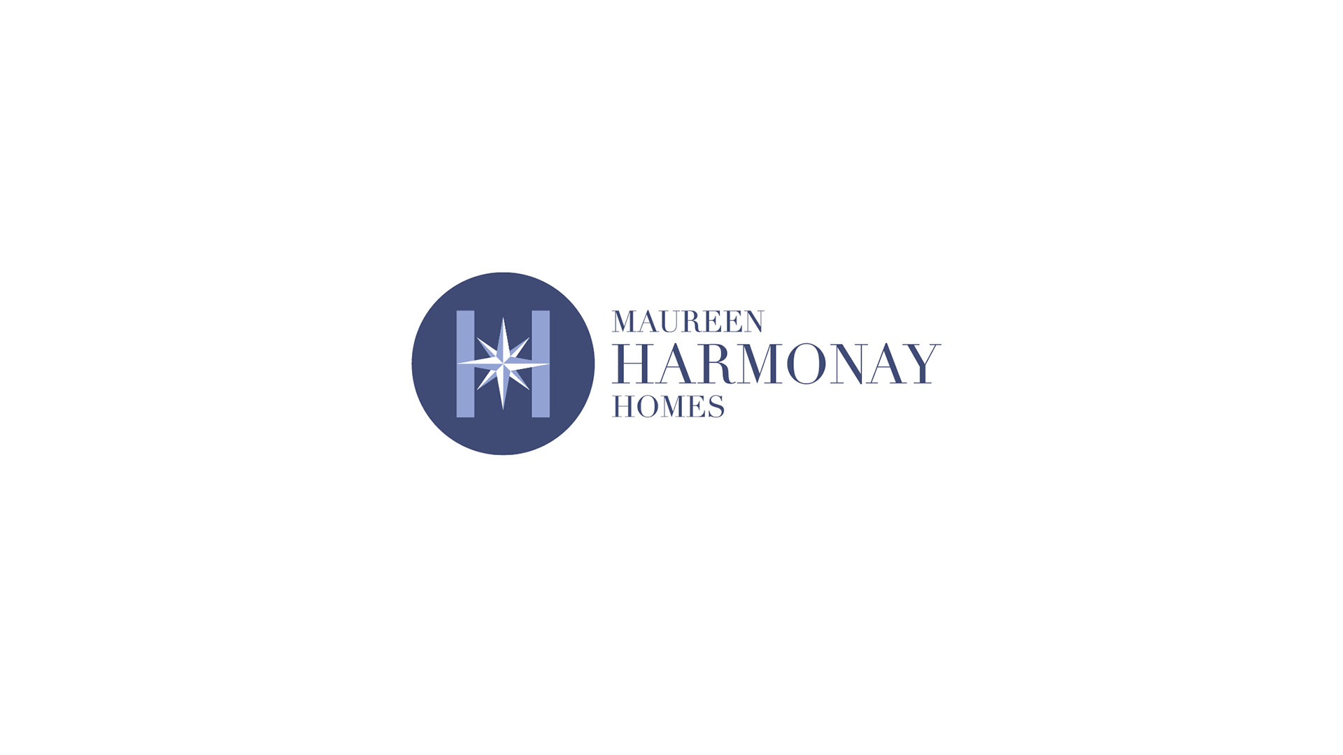 Harmonay Homes horizontal logo on white
