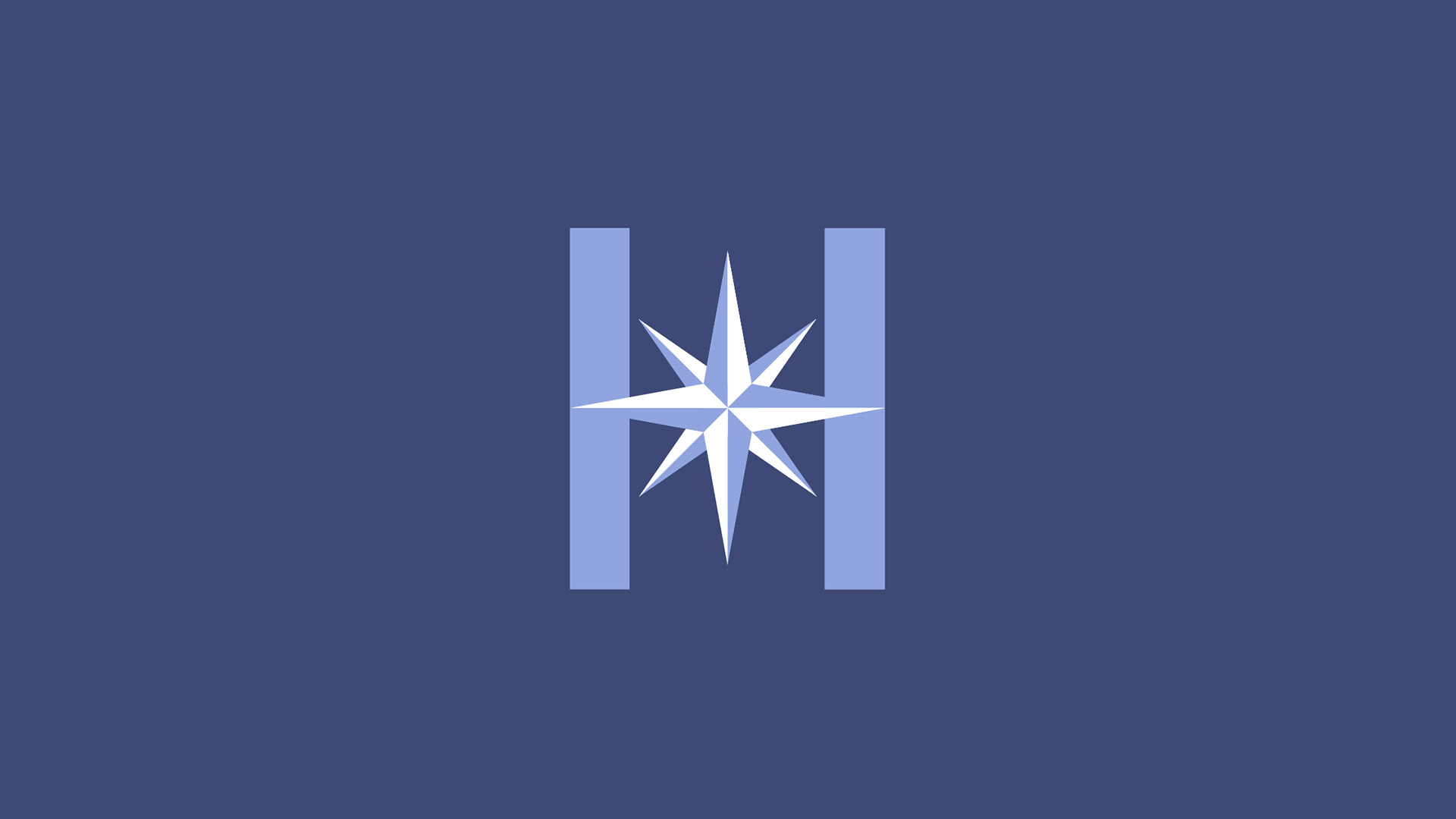 Harmonay Homes logo mark on dark blue