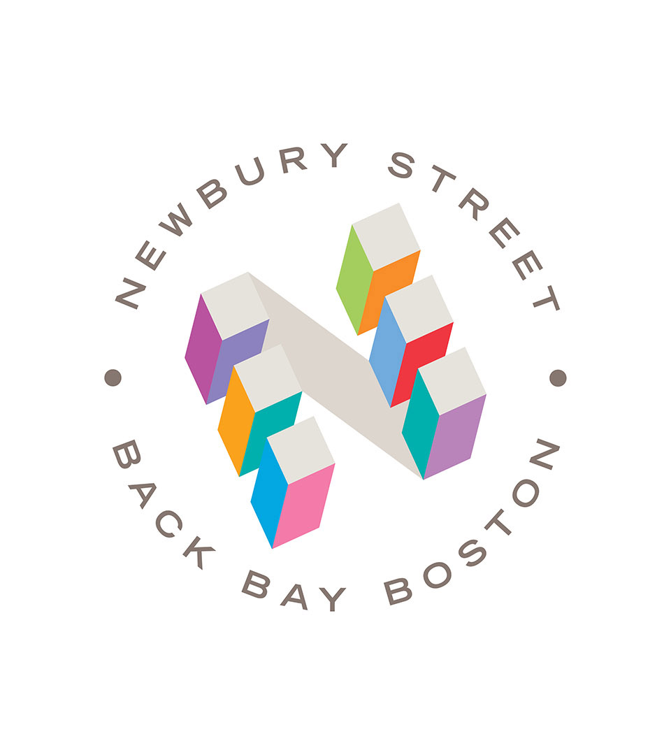 Newbury Street logo full color on white vertical