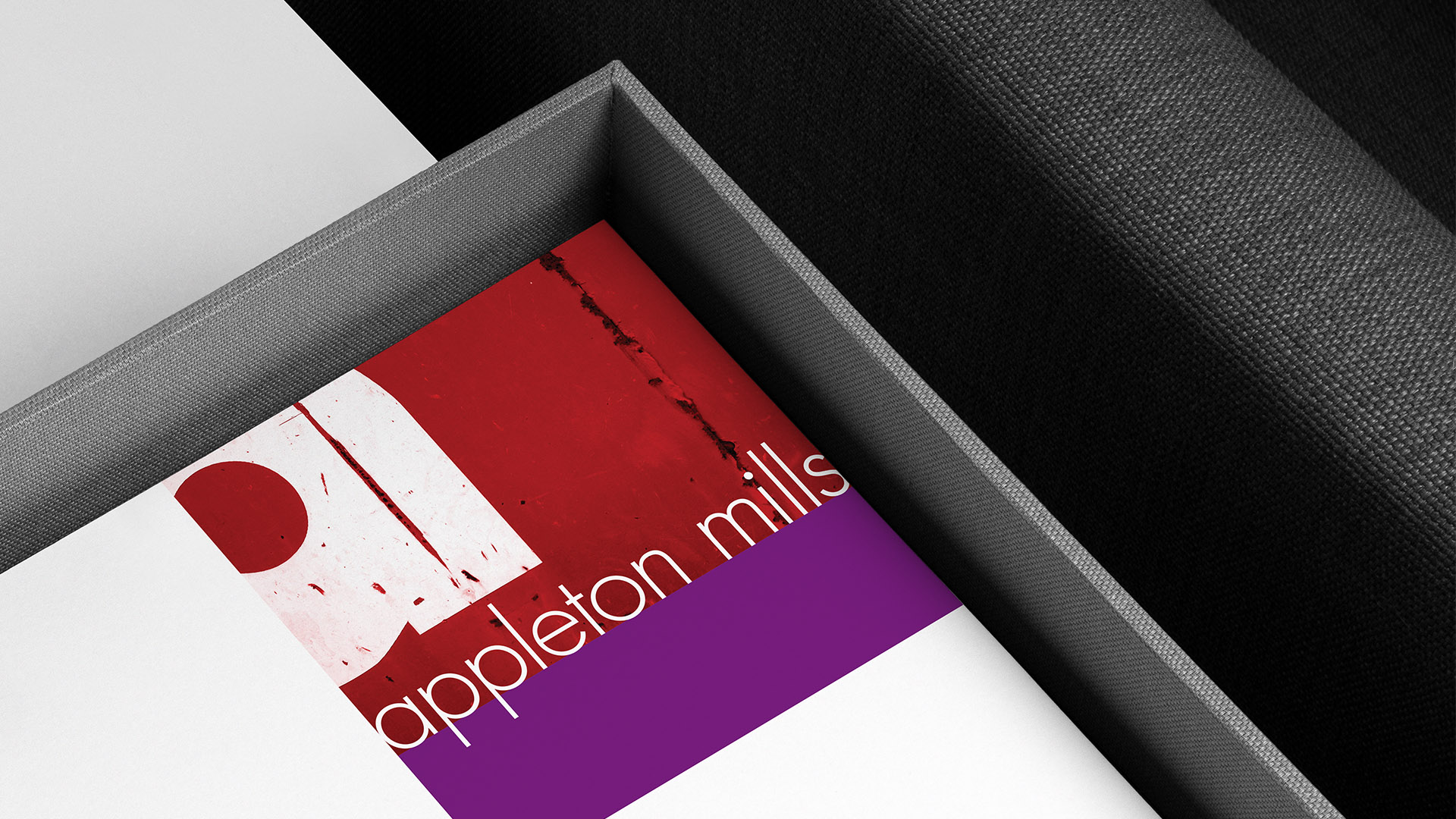appleton mills letterhead with logo in box