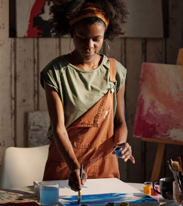 Artist housing marketing materials for mill redevelopment