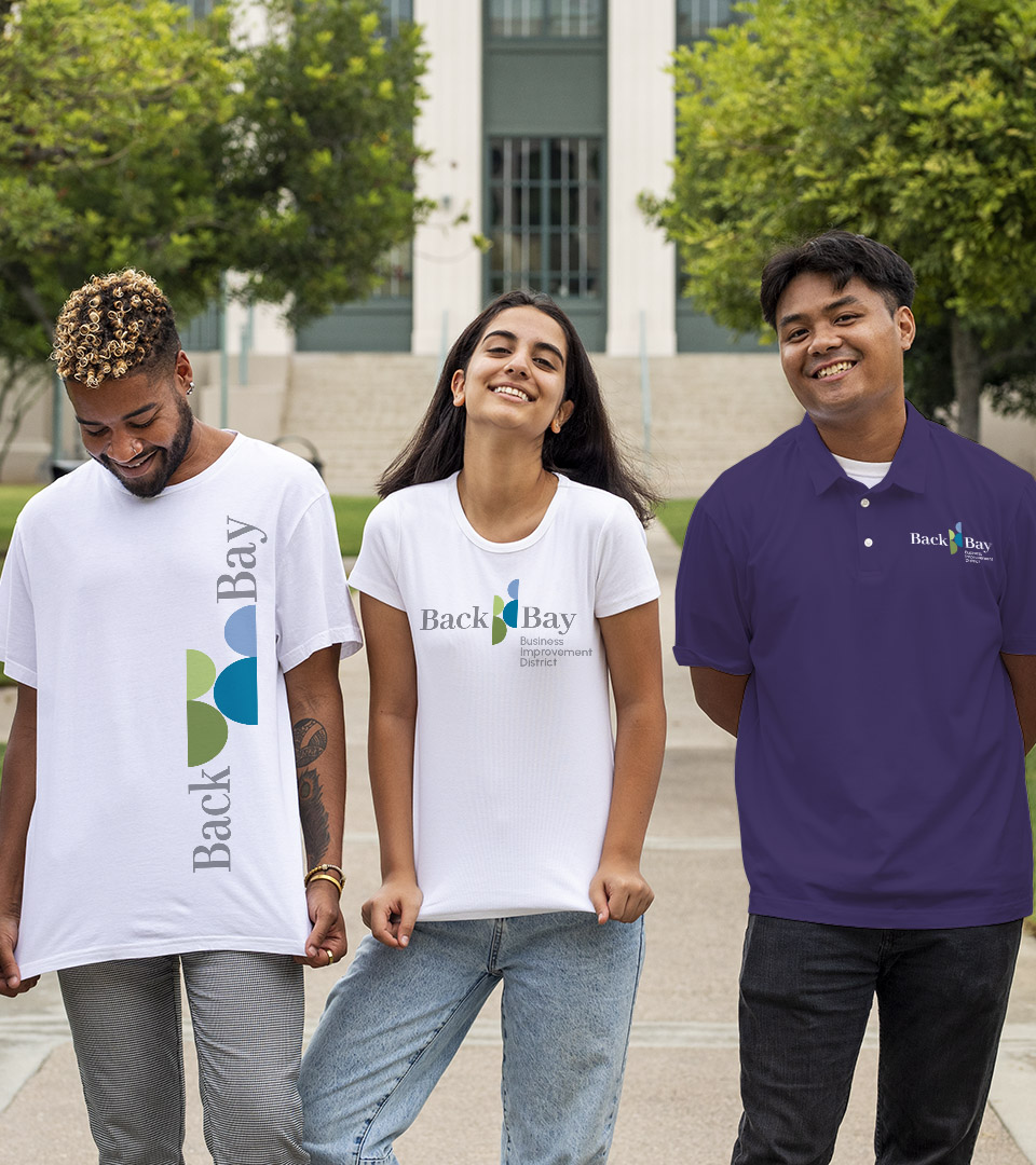 back bay association kids with purple shirts