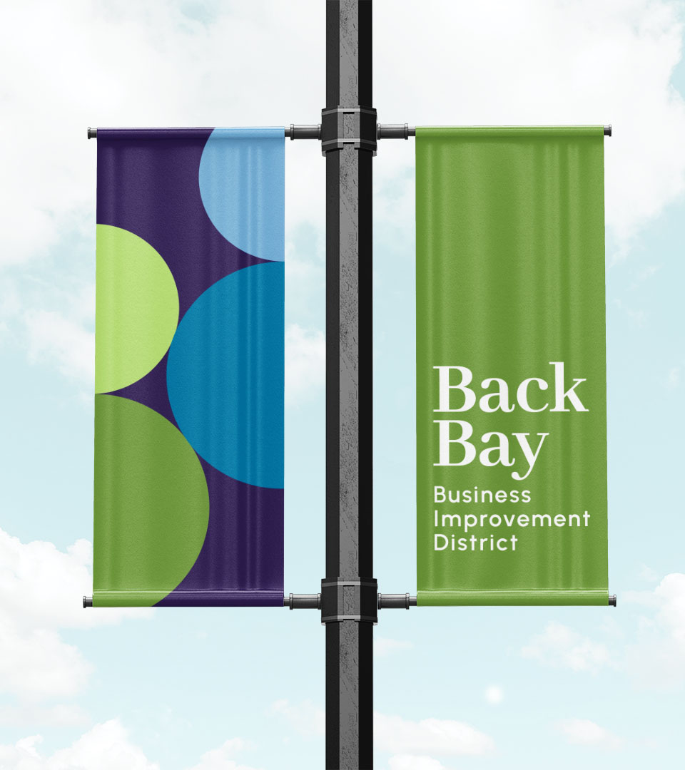 back bay business improvement district flag pole