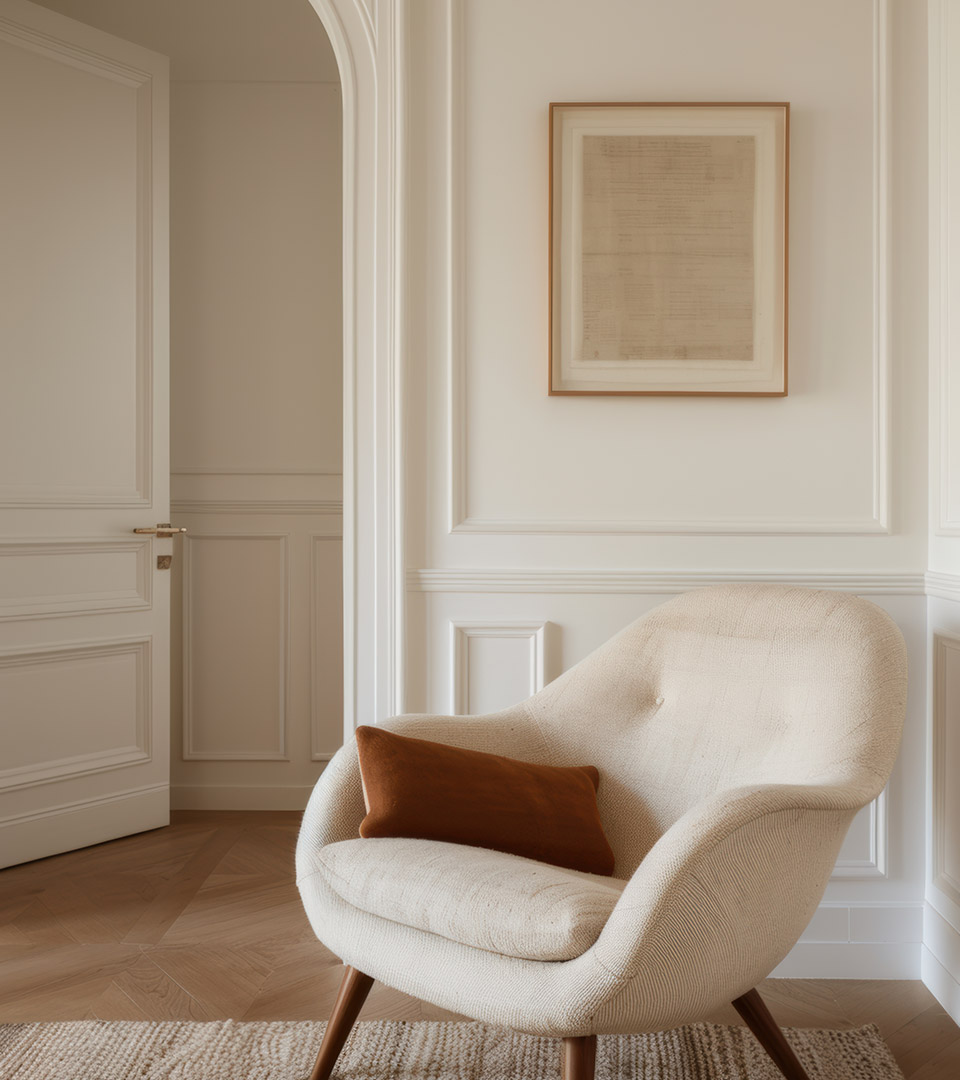 belclare wellesley chair with hallway