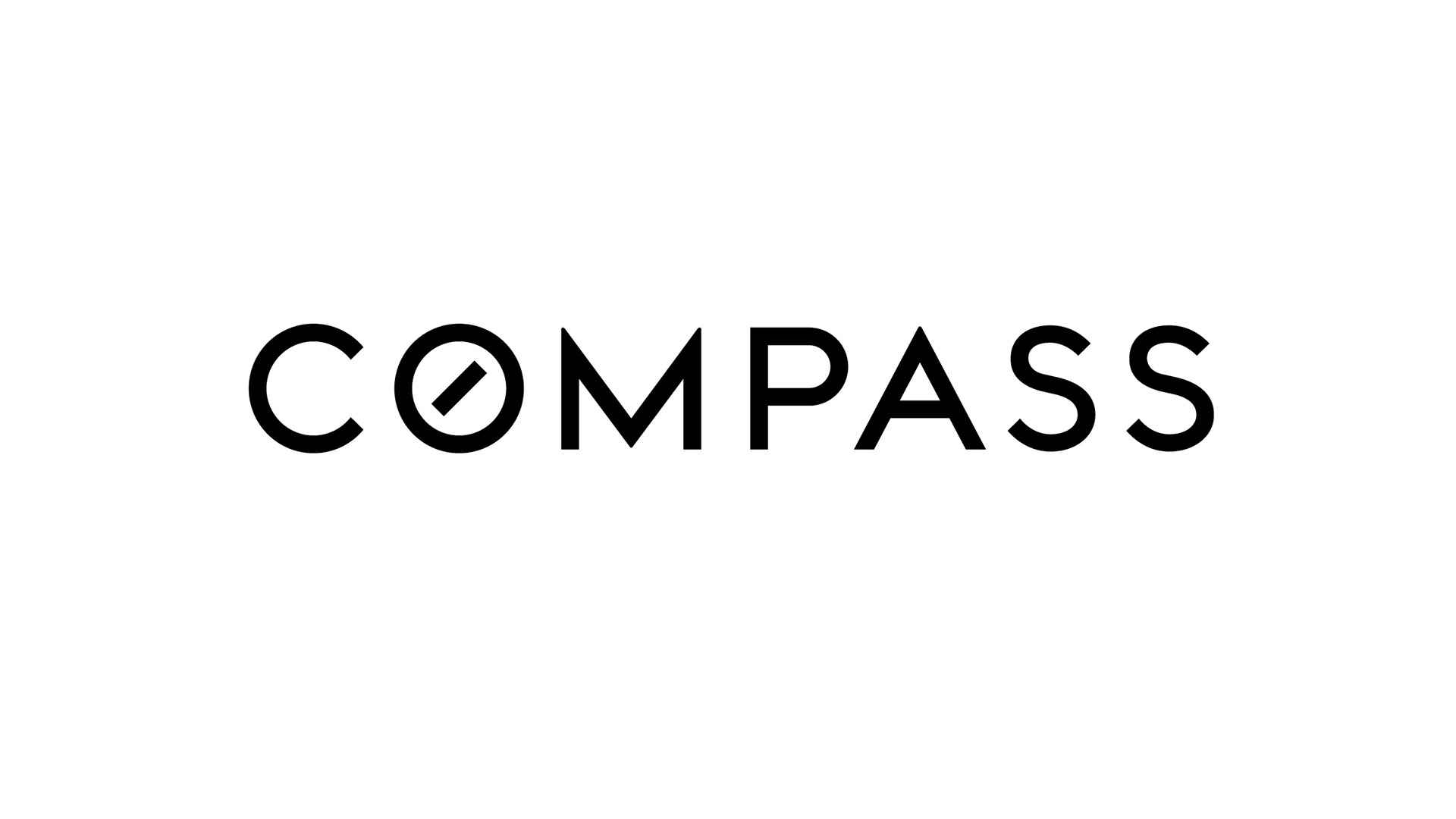 compass logo black on white