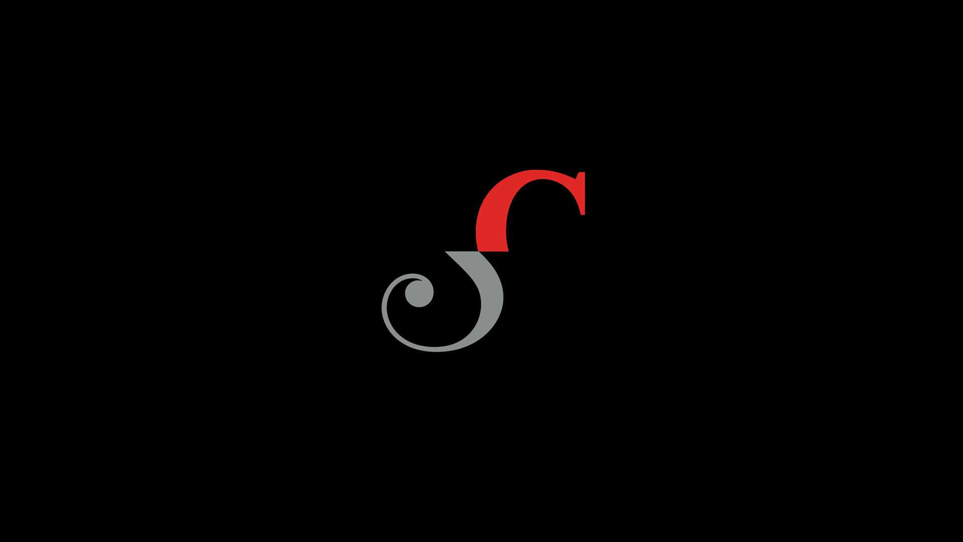 CS Luxury Group logo on black background with red and gray monogram.