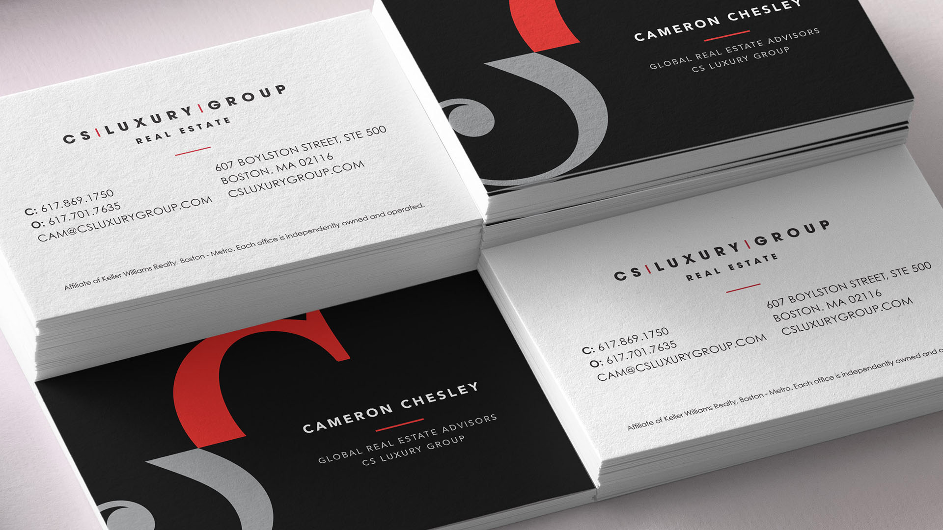 CS Luxury business cards
