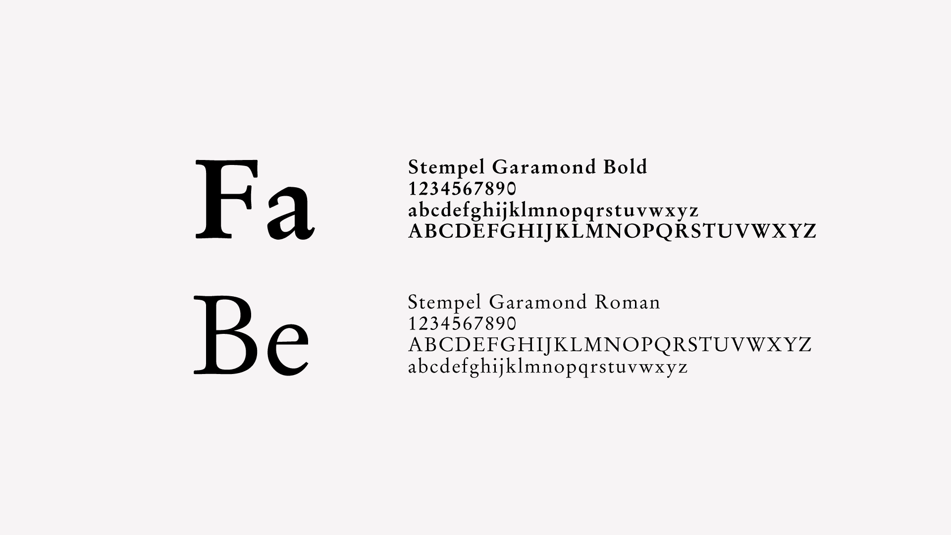 Fairmont Bermuda brand fonts