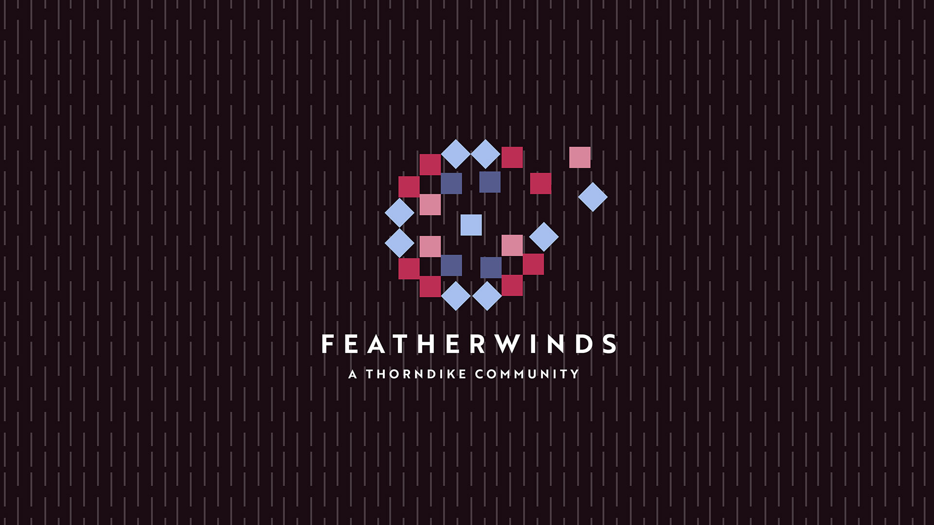featherwinds logo on dark background