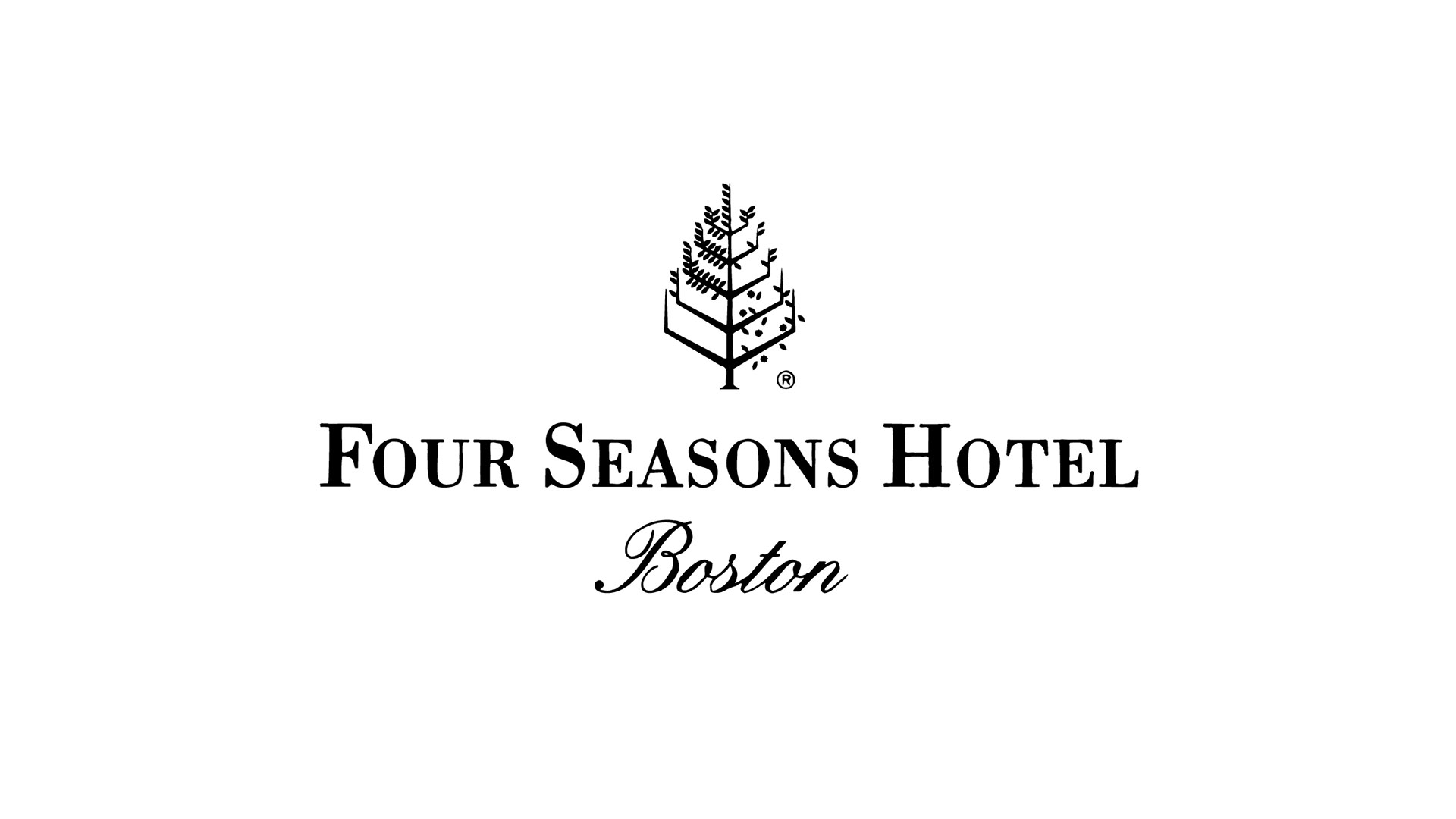 four seasons hotel logo black on white