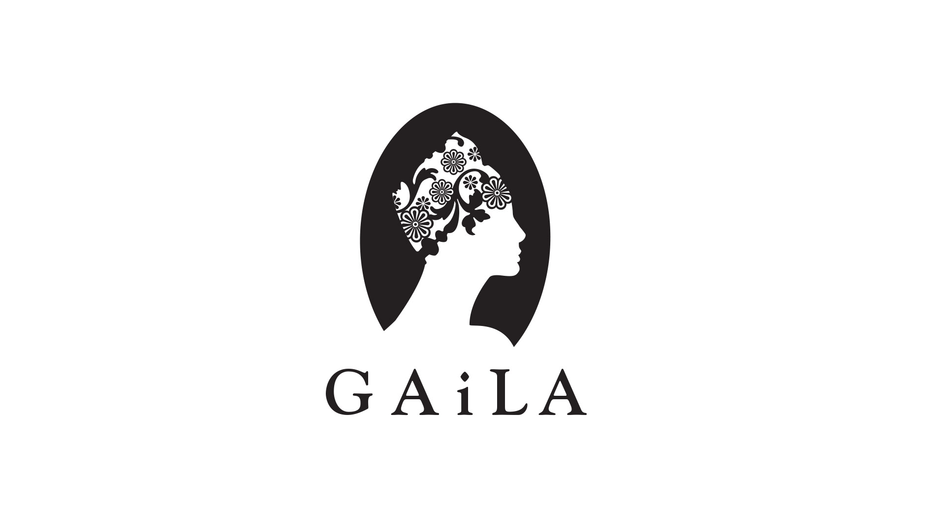 gaila black logo on white