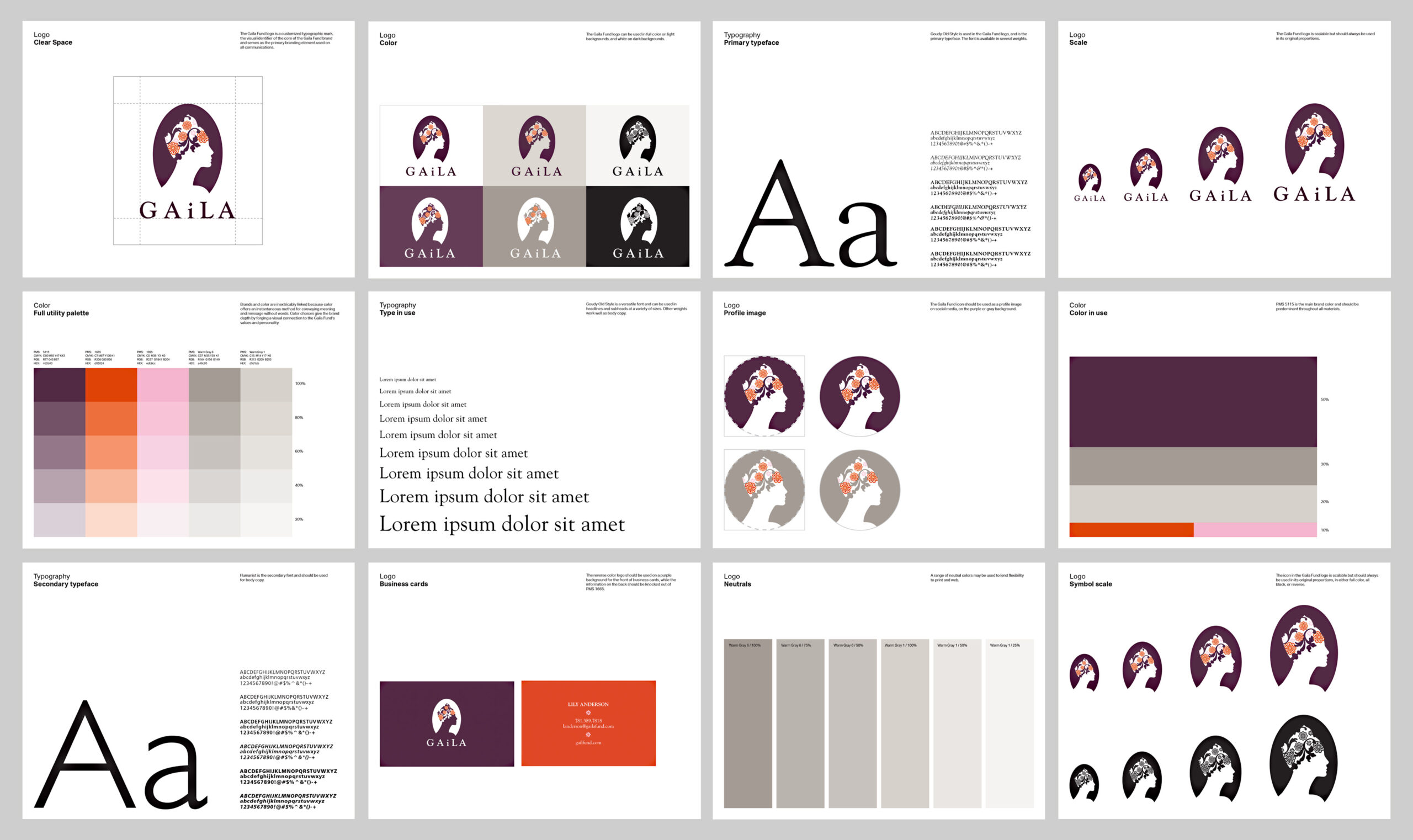 Gaila Fund brand guidelines