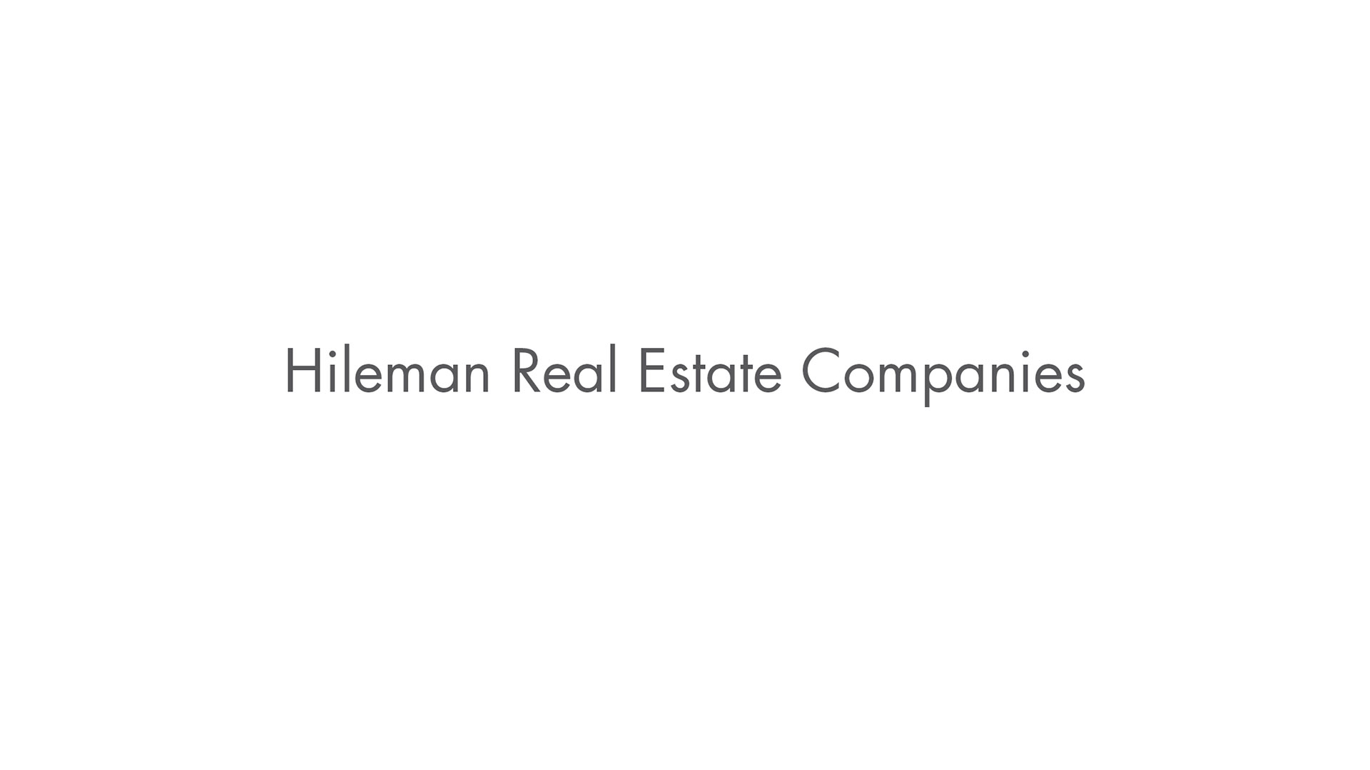hileman real estate companies gray type only