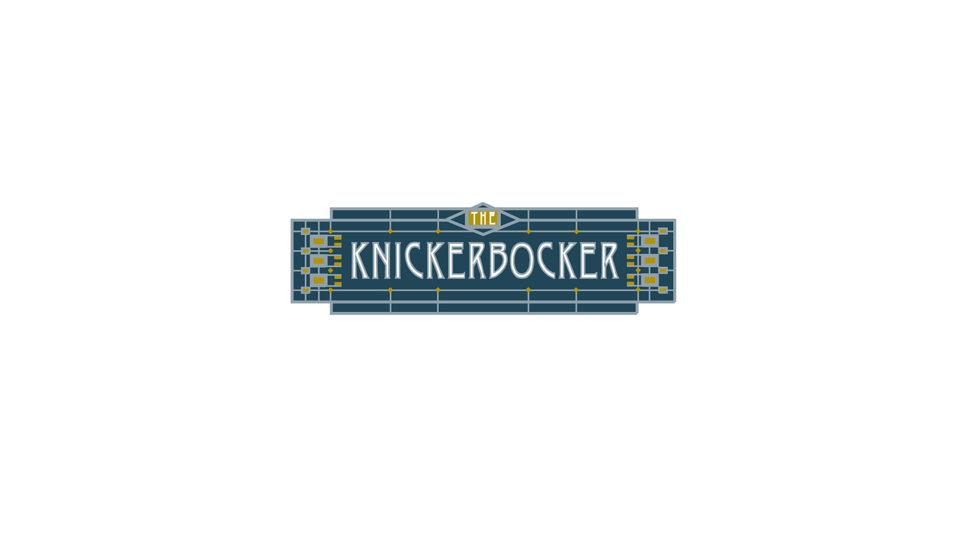 knickerbocker logo on white