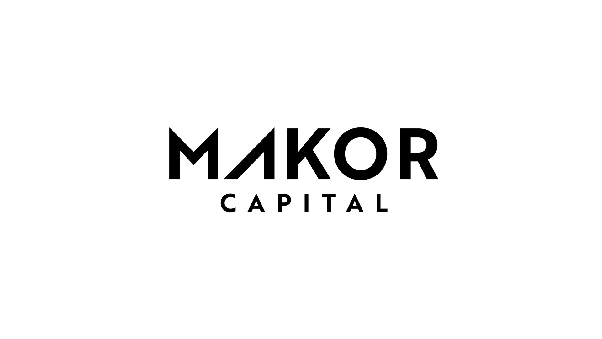 makor black logo on white