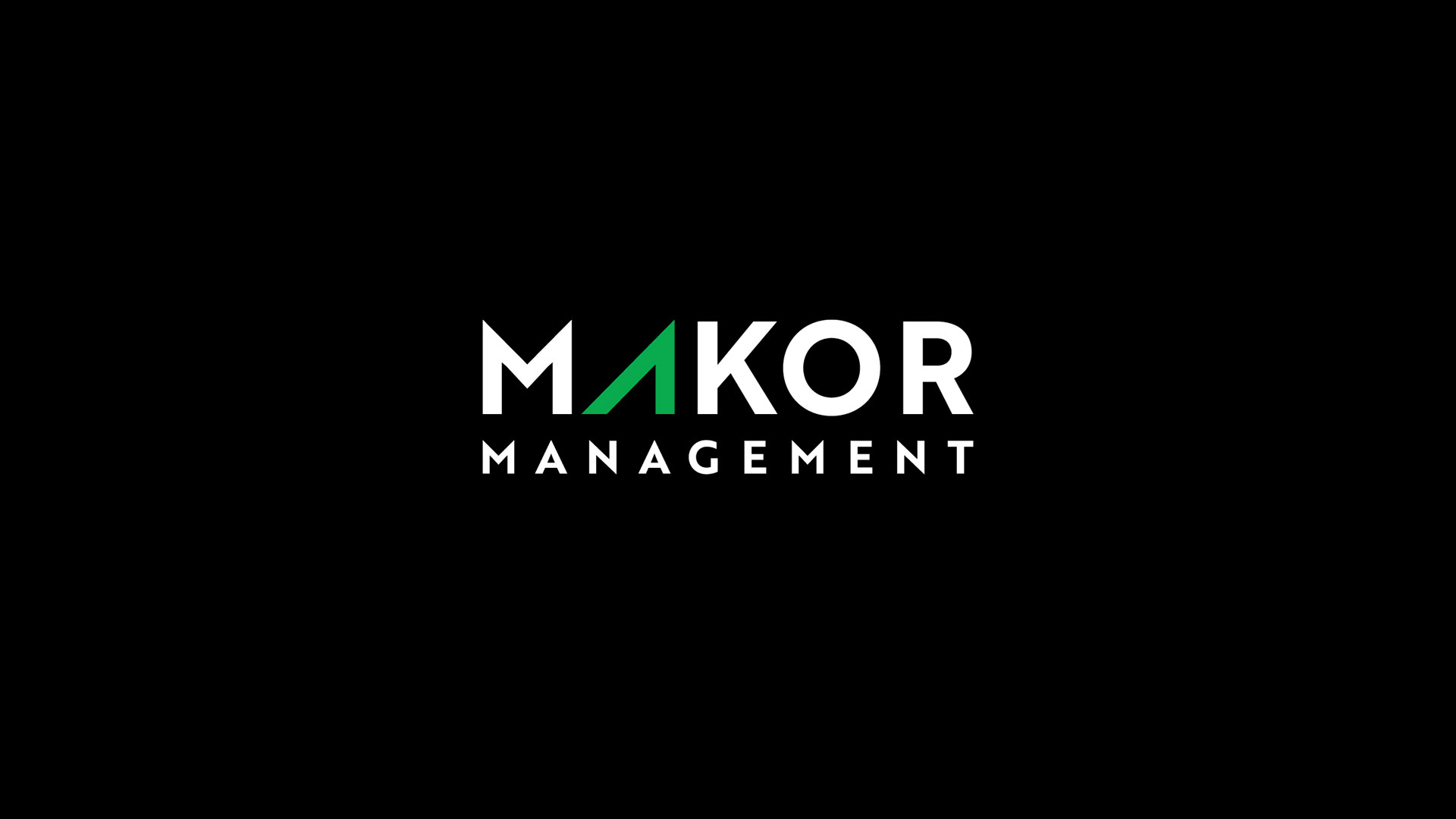 makor management logo on black