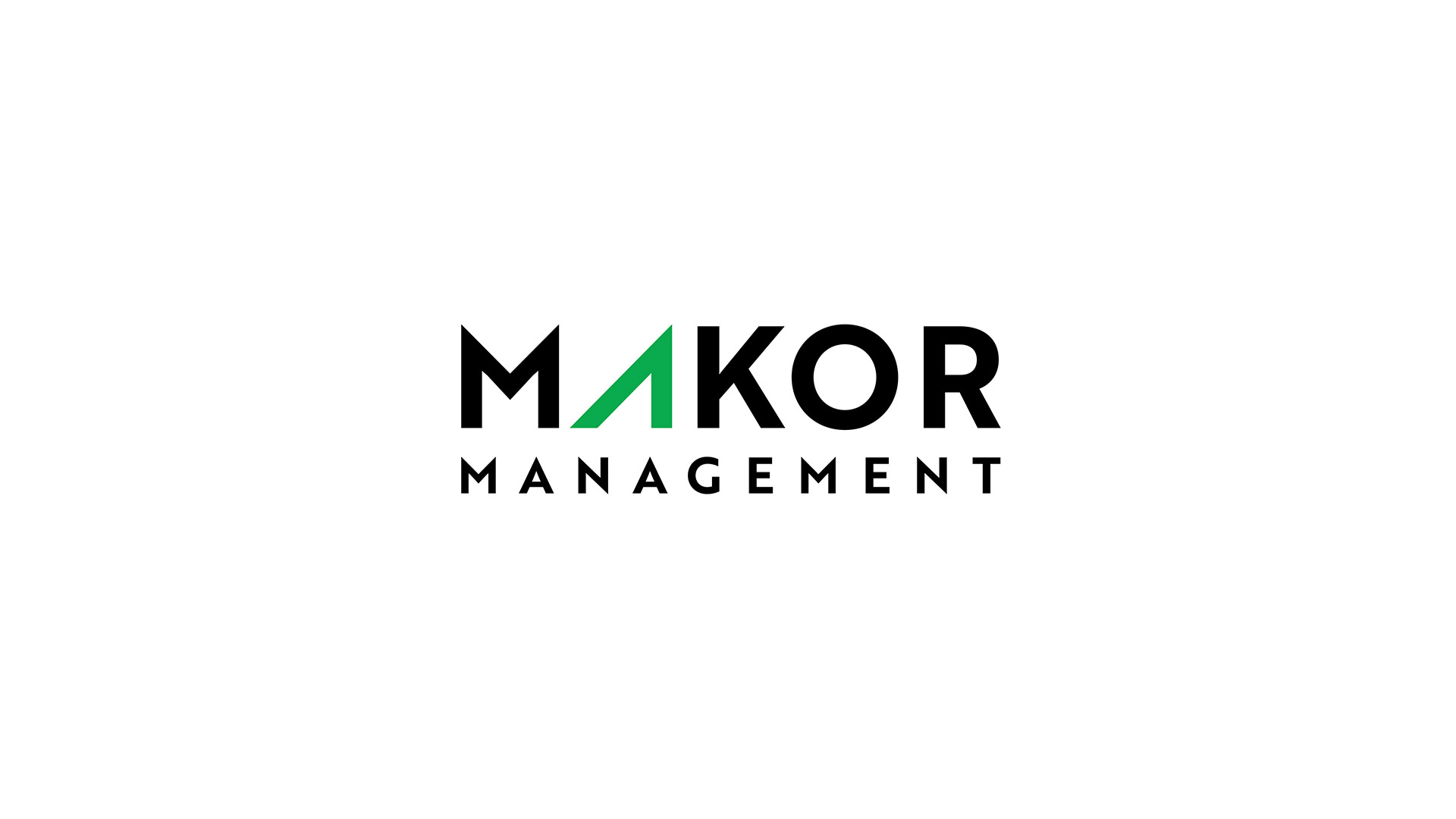makor management boston logo design on white