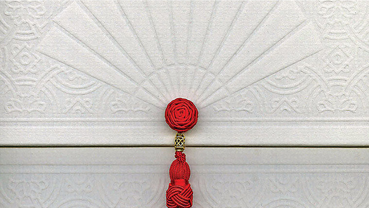 mandarin oriental hotel residences box with red tassel