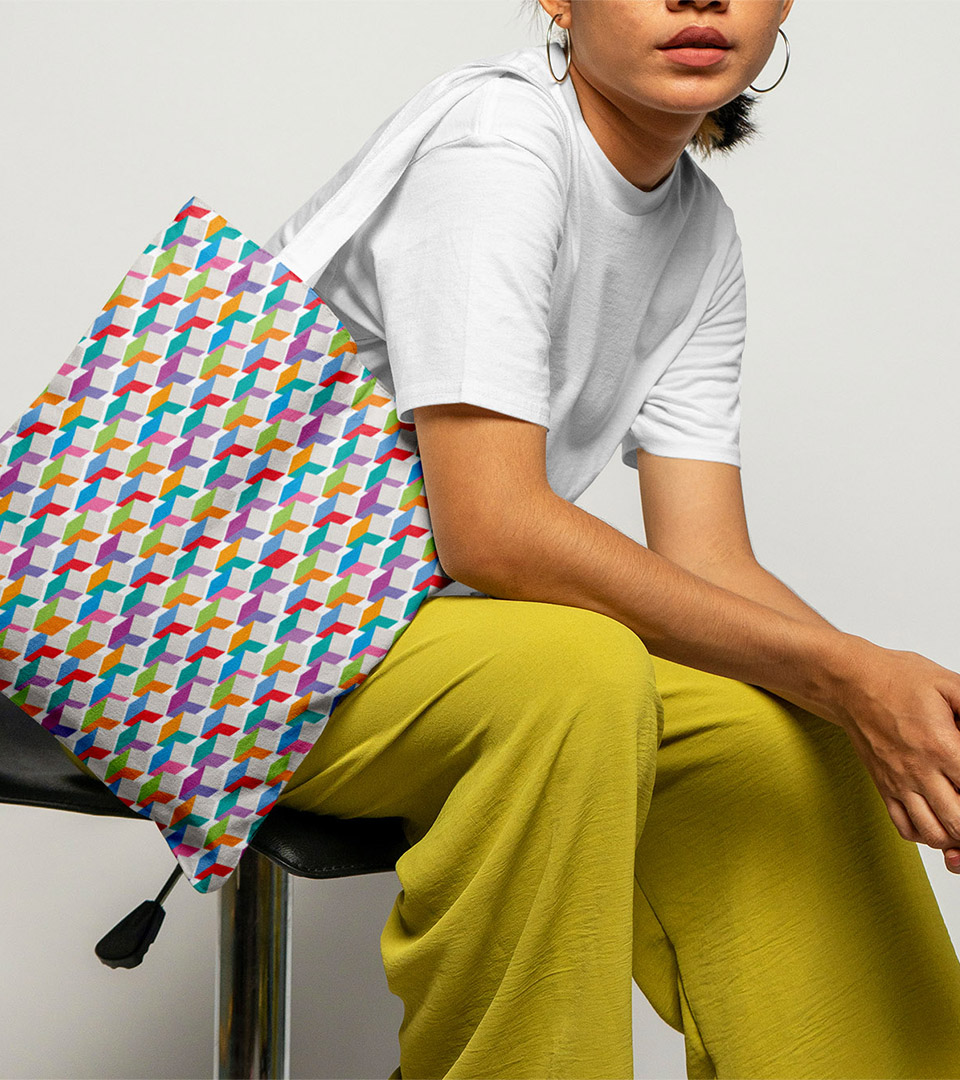 newbury street shopping bag