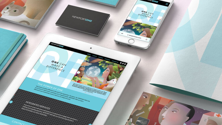newport one brand identity