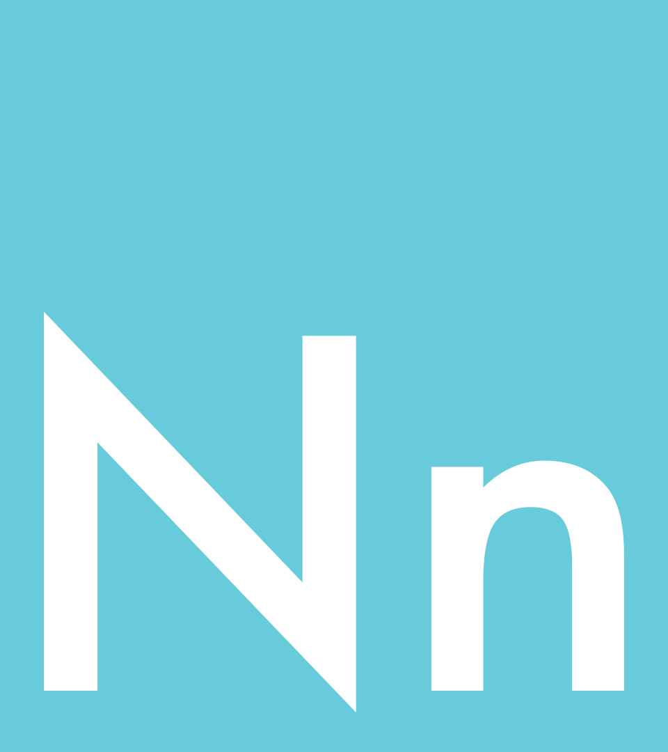 newport one fonts on blue
