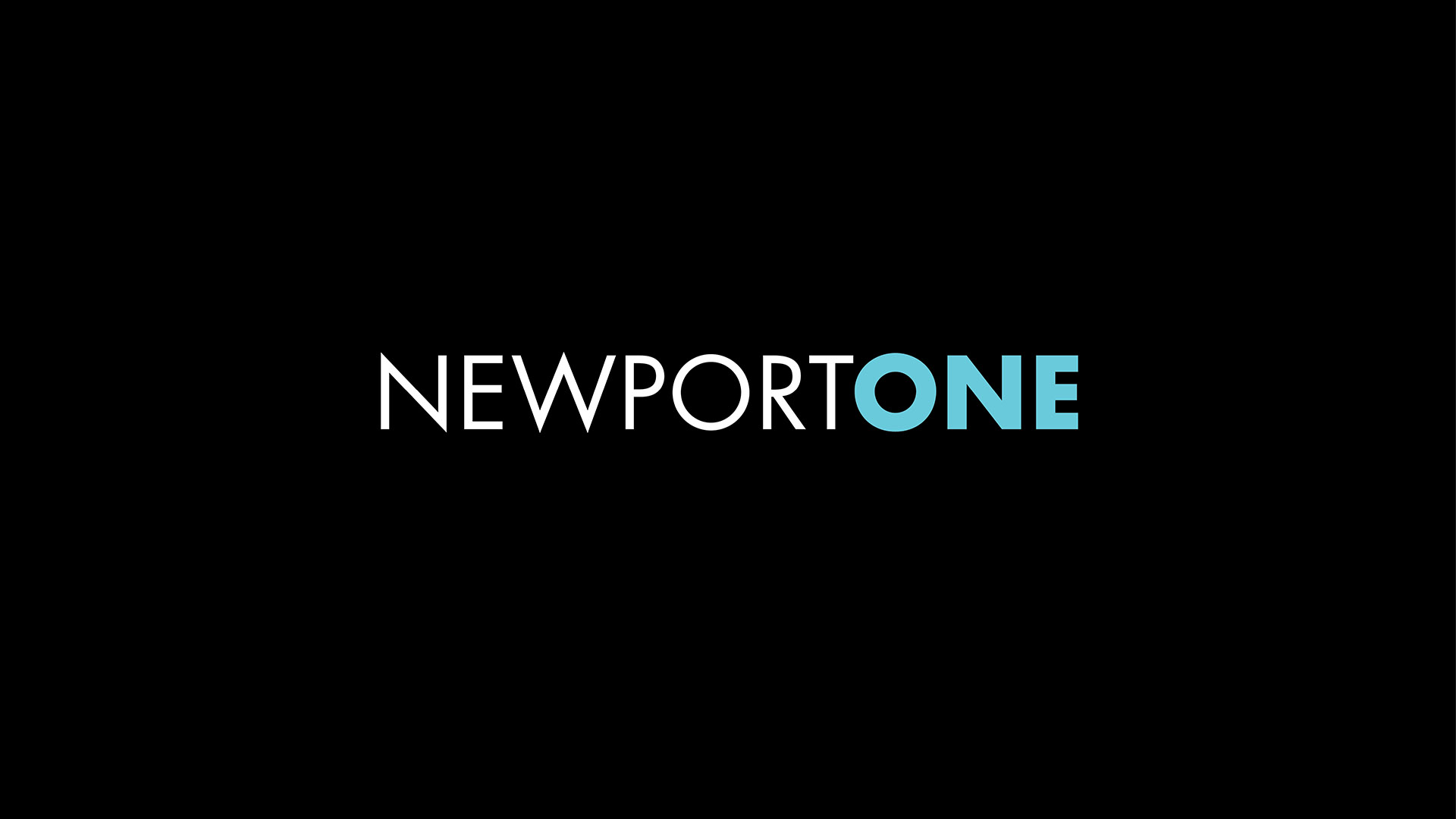 newport one logo on black