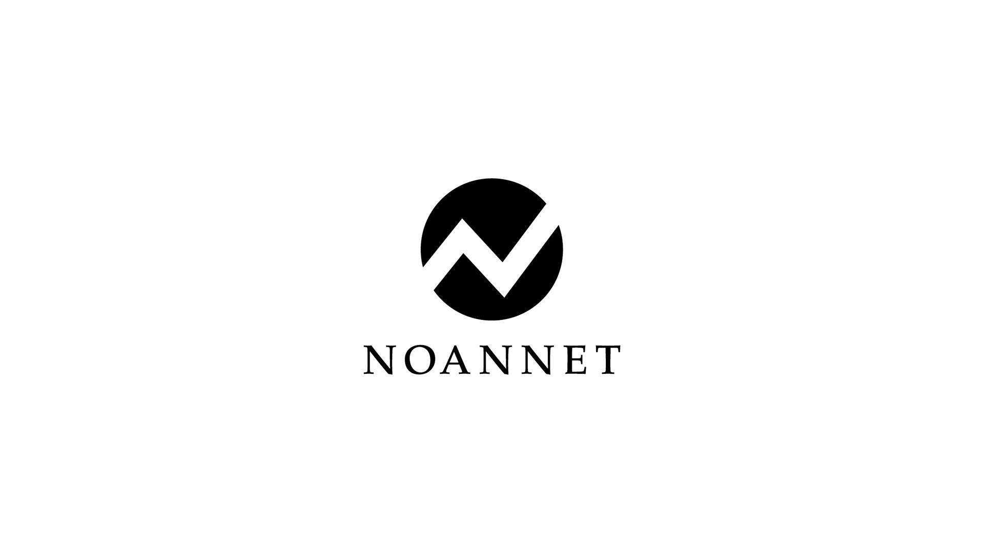 Noannet corporate logo featuring abstract “N” inspired by wooded hills and skyline views.