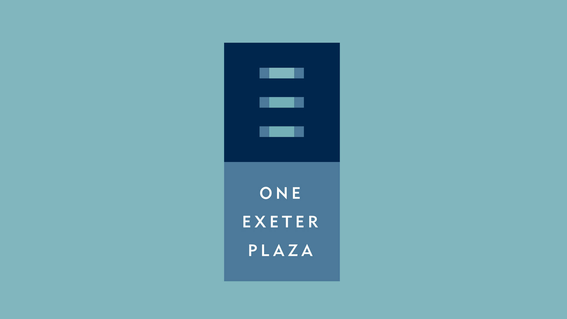 one exeter plaza logo on green