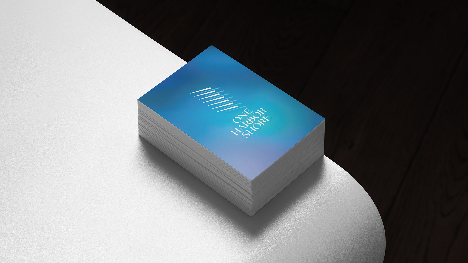 one harbor shore business cards horizontal