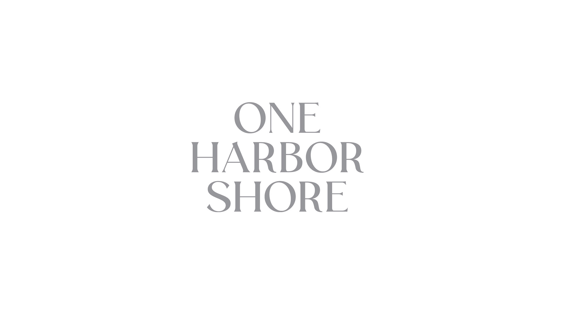 one harbor shore type logo for sliders