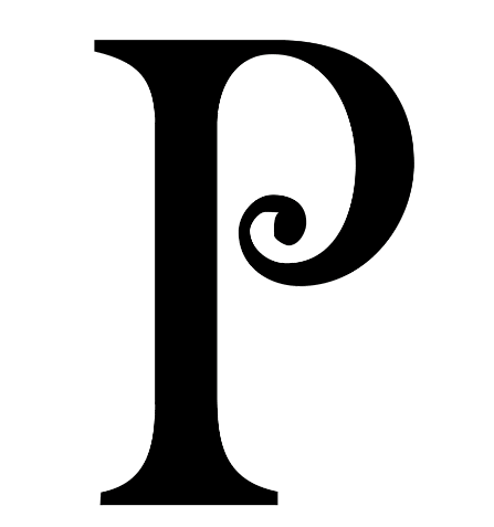 penmark fonts black on white