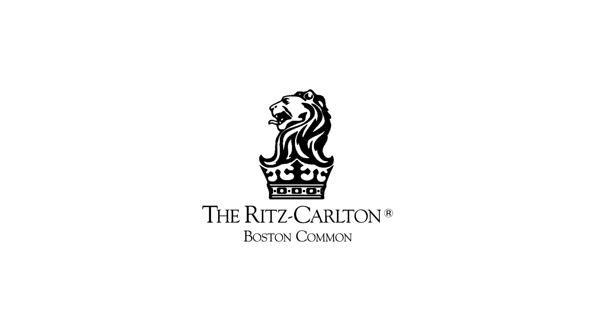 adams design boston client Ritz Carlton logo on white