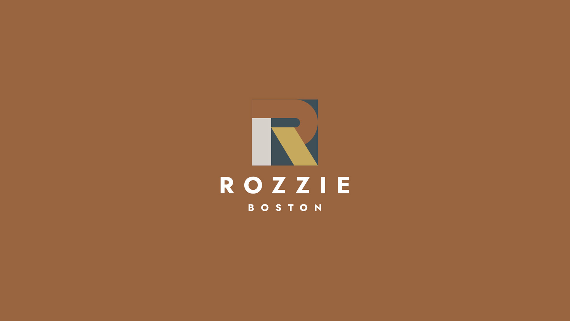 rozzie boston logo on rust